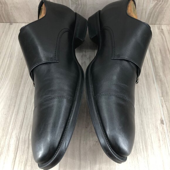 Johnston & Murphy Monk Strap Shoes Mens 12M Black Leather Buckle Dress Shoes main image 6